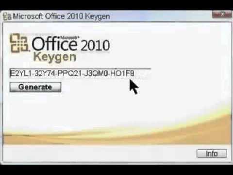 Office 2010 cd key generator